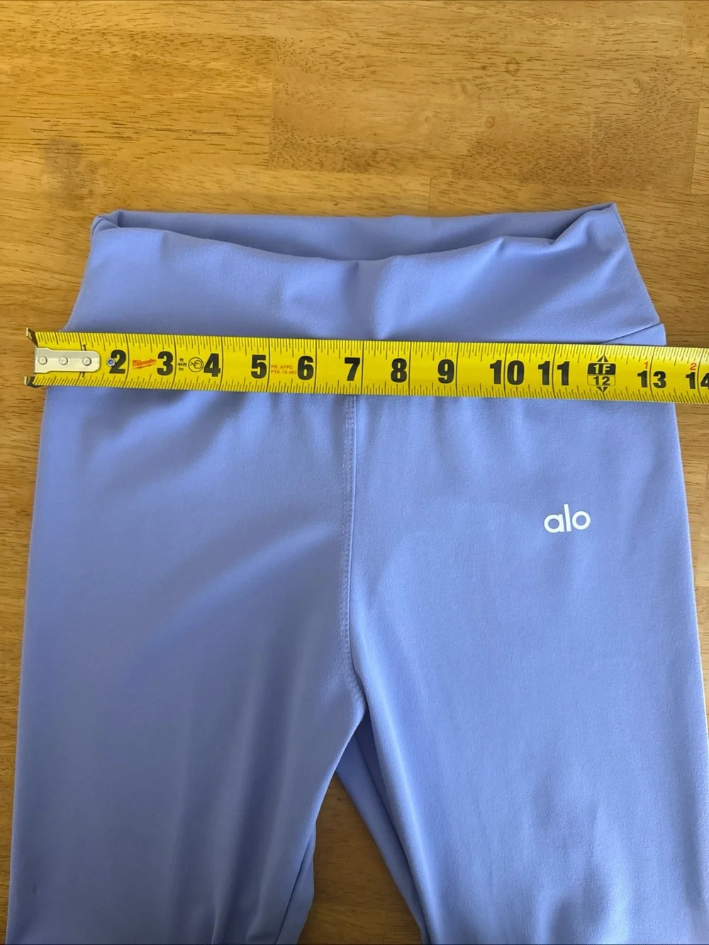 Alo Yoga 2 Piece Set Purple Zip Up Cropped Jacket Leggings M Athleisure FLAWED